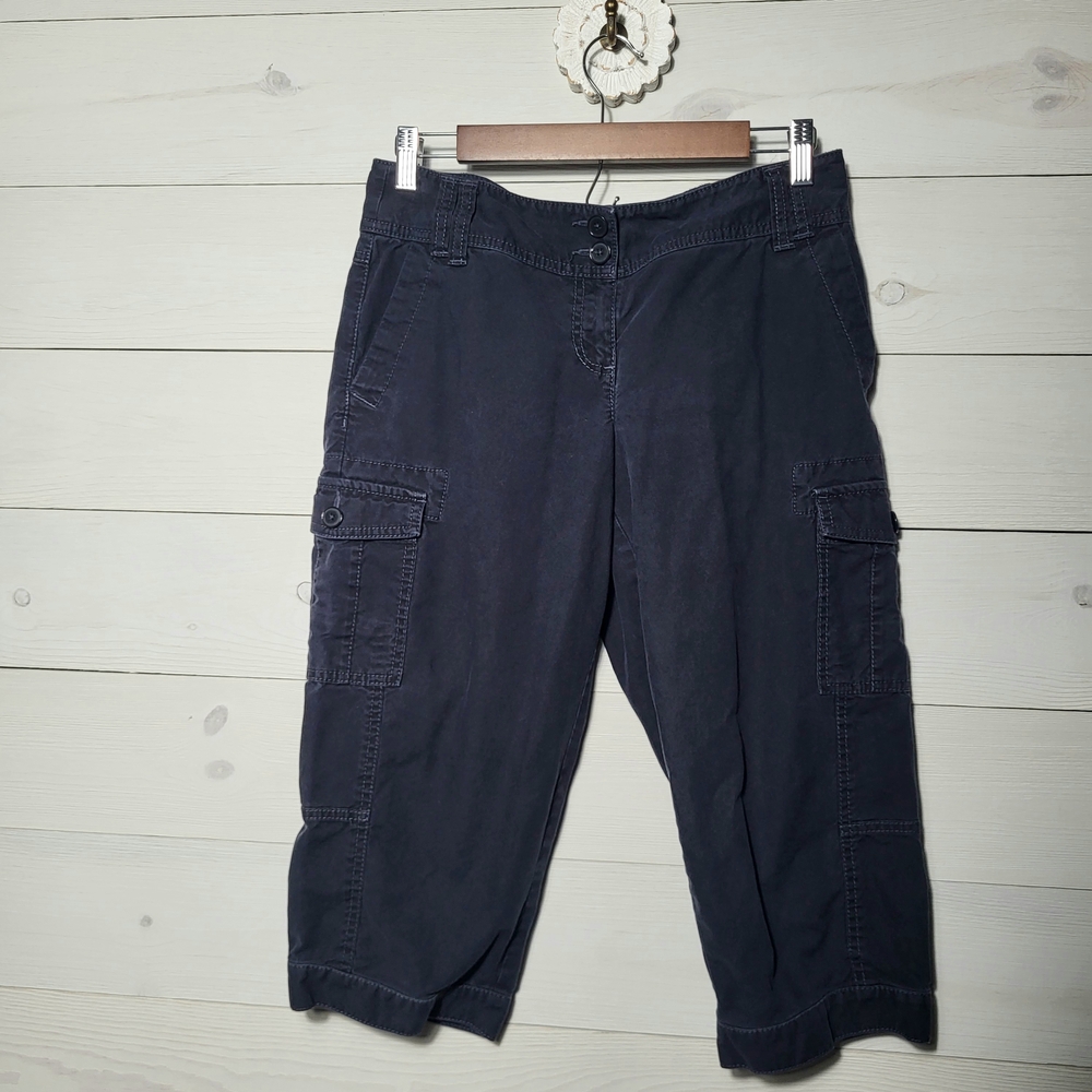 LOFT MARISA Cargo Capris Cotton Y2K Style.